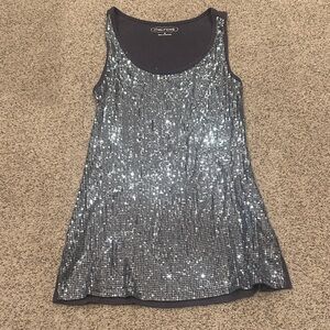 Maurices Shimmering Silver Women's Tank Top